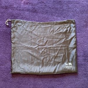 LARGE Coach Brown Dust Bag, Silky Material 18x23